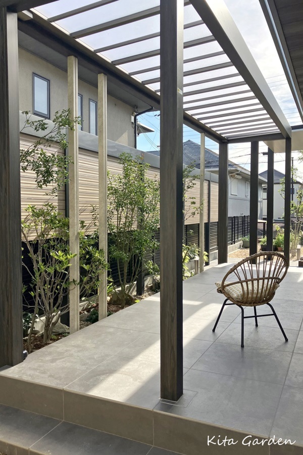 大阪府吹田市T様邸の庭リフォーム工事