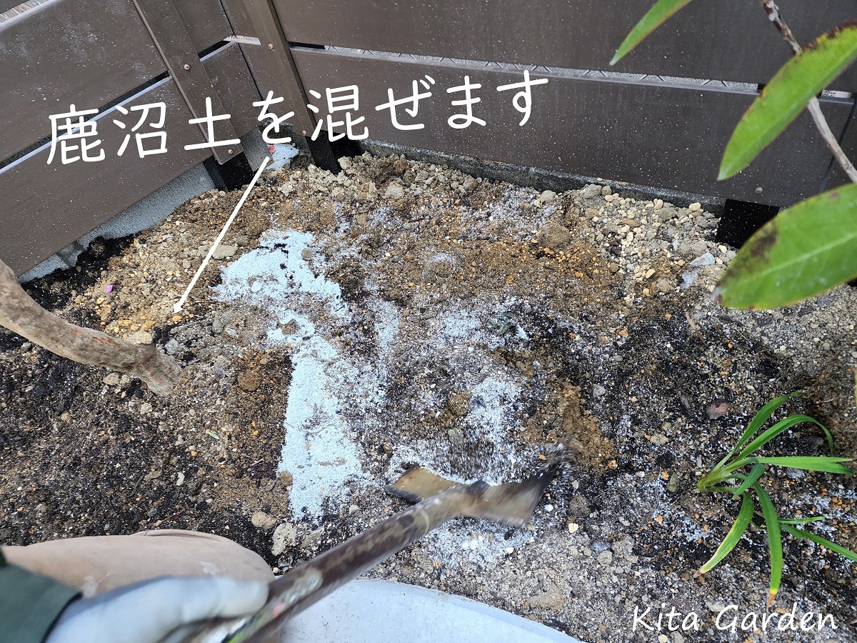 伊丹市の外構の植栽工事